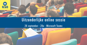 Volg het exclusief online forum op 26 september om 20u